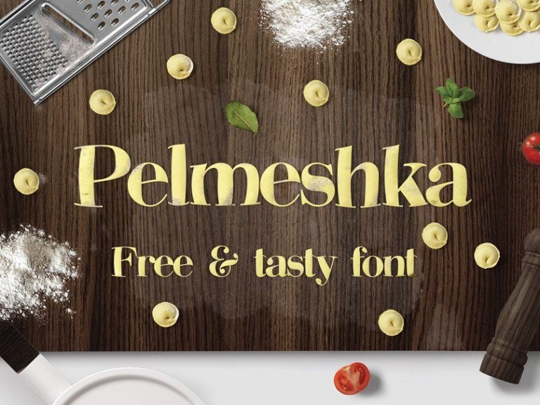 Шрифт Pelmeshka