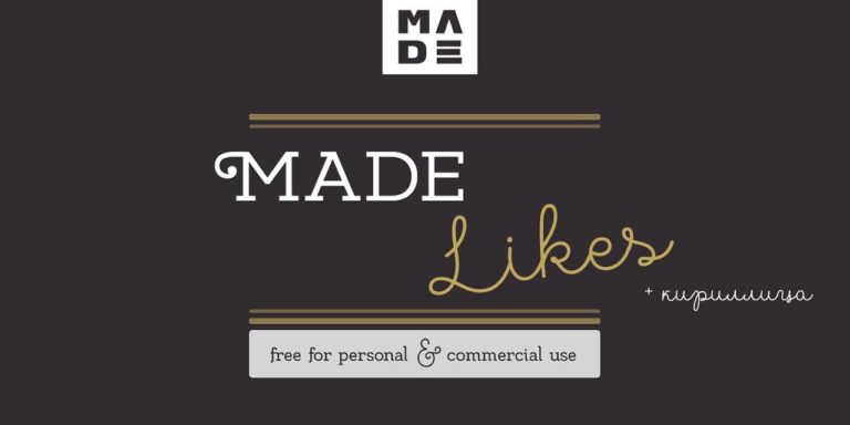 Шрифт Made Likes