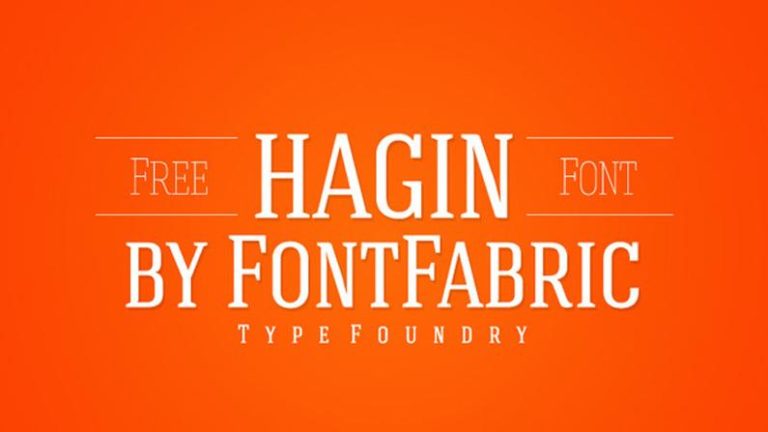 Шрифт  Hagin Caps