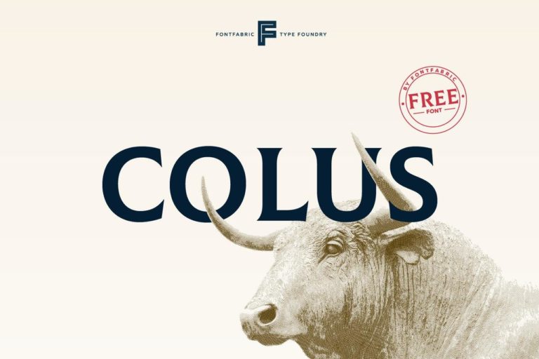 Шрифт Colus