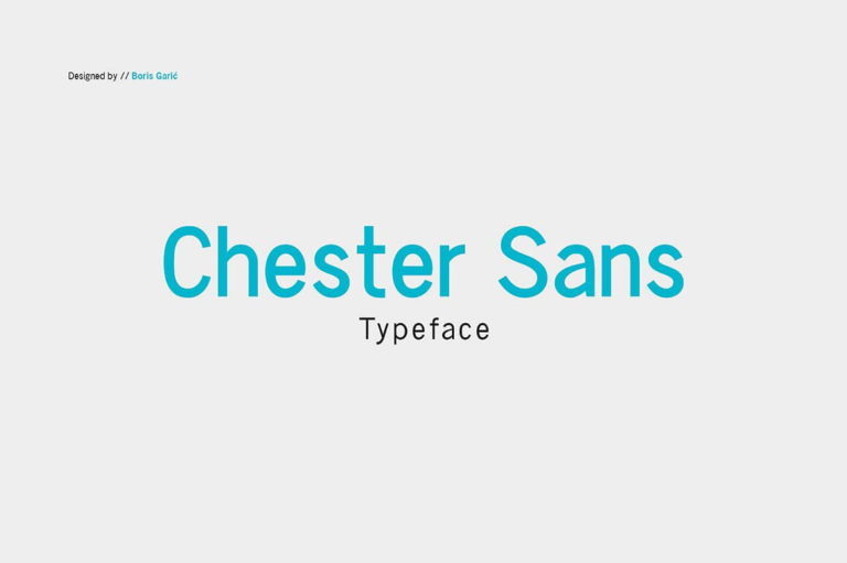 Шрифт Chester Sans