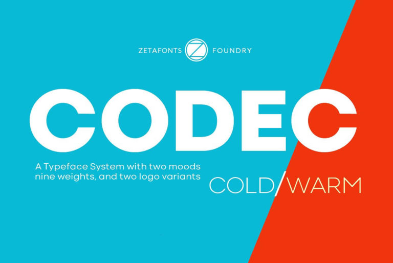 Шрифт Codec — 44 s