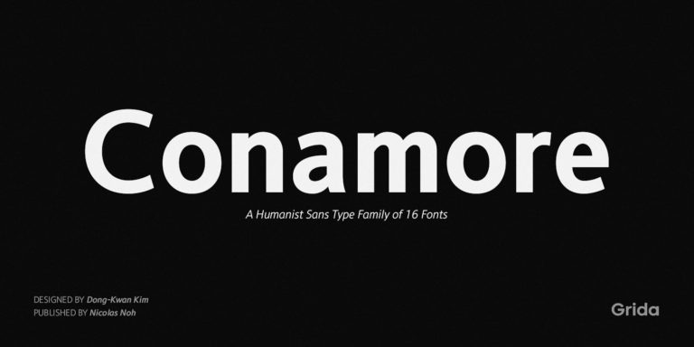 Шрифт Conamore