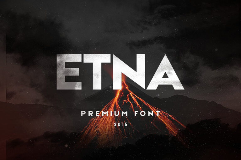 Шрифт Etna Sans Serif Typeface