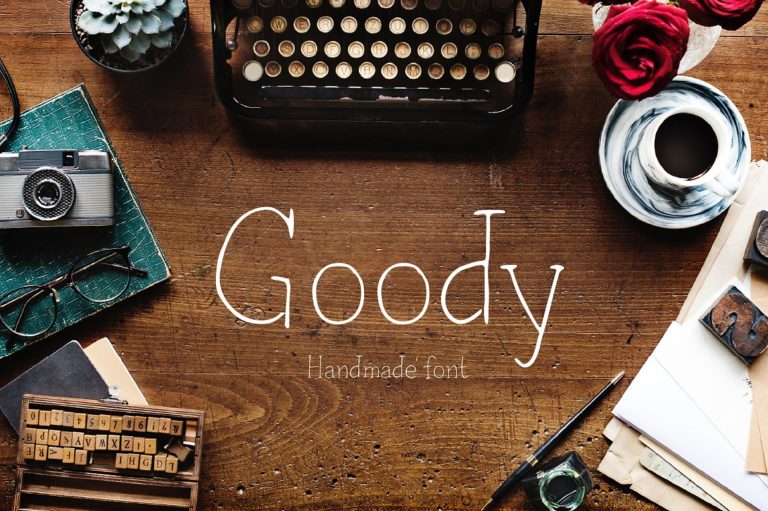 Шрифт Goody typeface