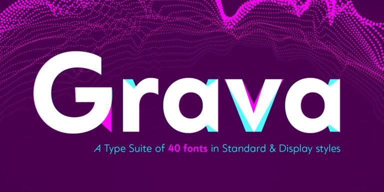 Шрифт Grava