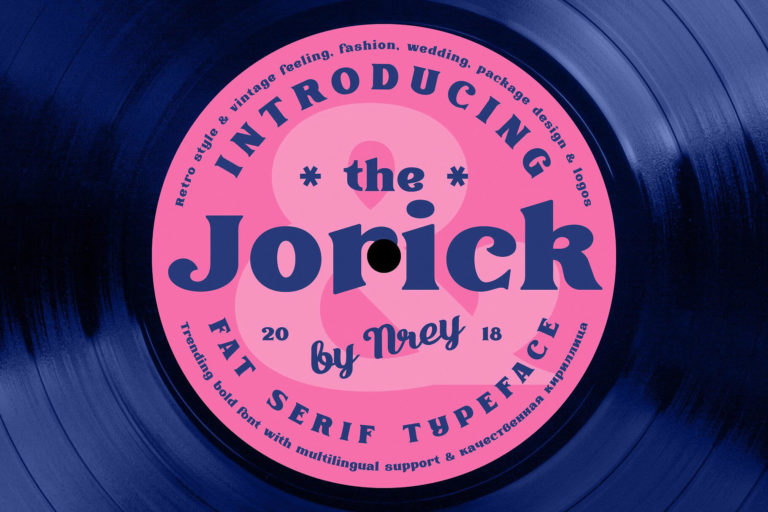 Шрифт Jorick
