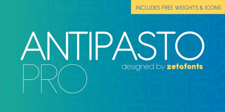 Шрифт Antipasto Pro