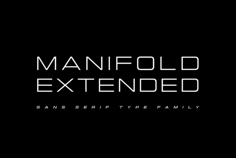 Шрифт Manifold