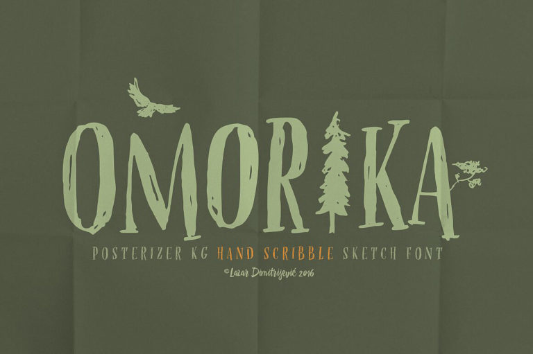 Шрифт OMORIKA
