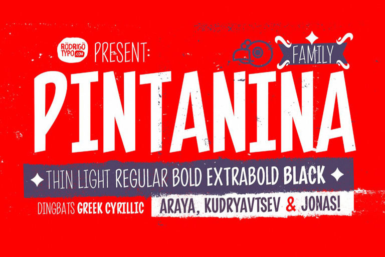 Шрифт Pintanina Family