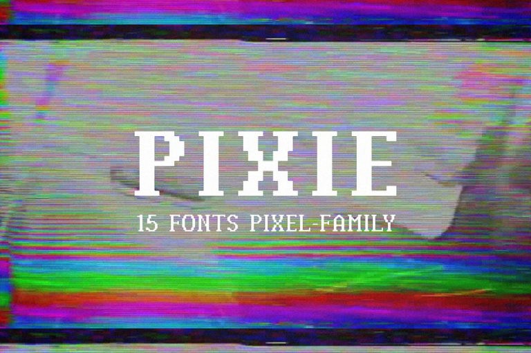 Шрифт Pixie Family Bundle