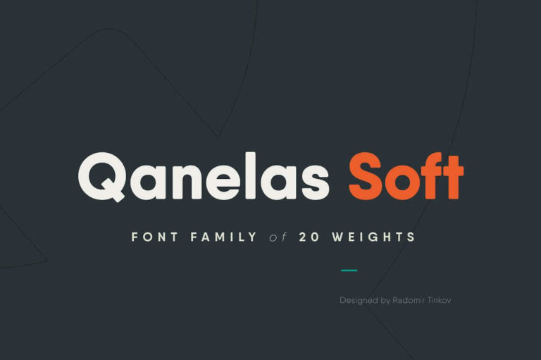 Шрифт Qanelas Soft