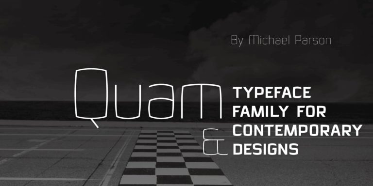 Шрифт Quam