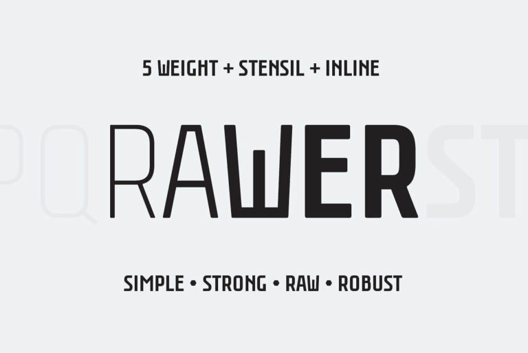 Шрифт Rawer Complete