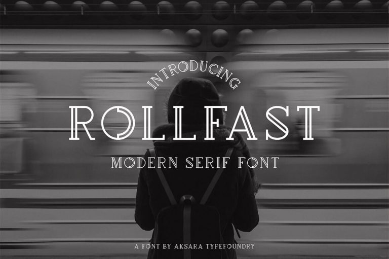 Шрифт Rollfast