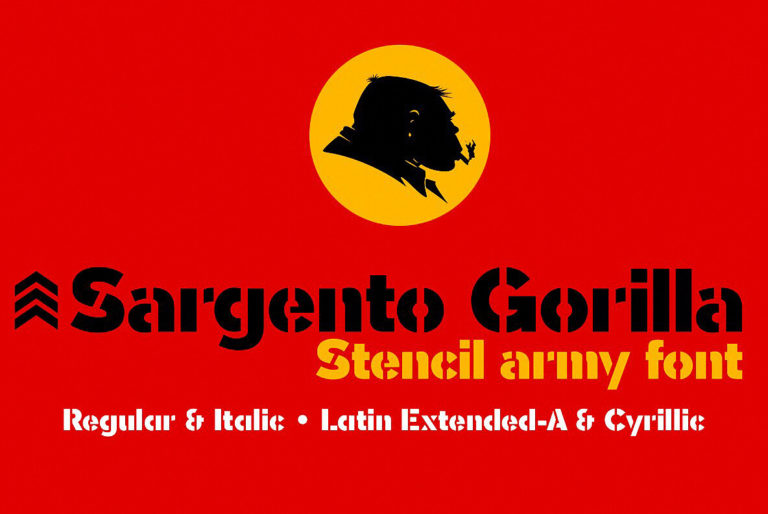 Шрифт Sargento Gorila