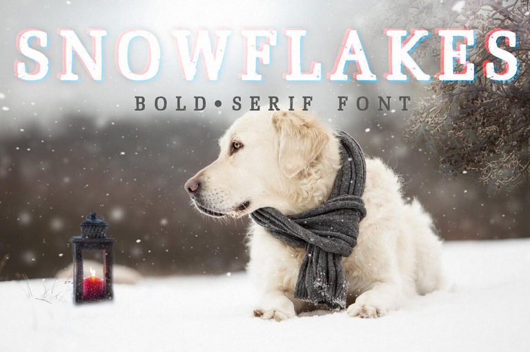 Шрифт Snowflake