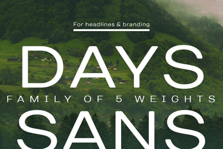 Шрифт TT Days Sans