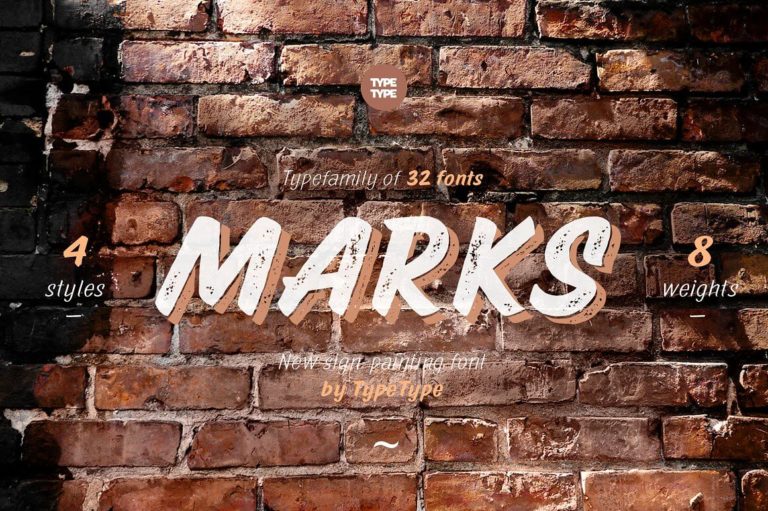 Шрифт TT Marks