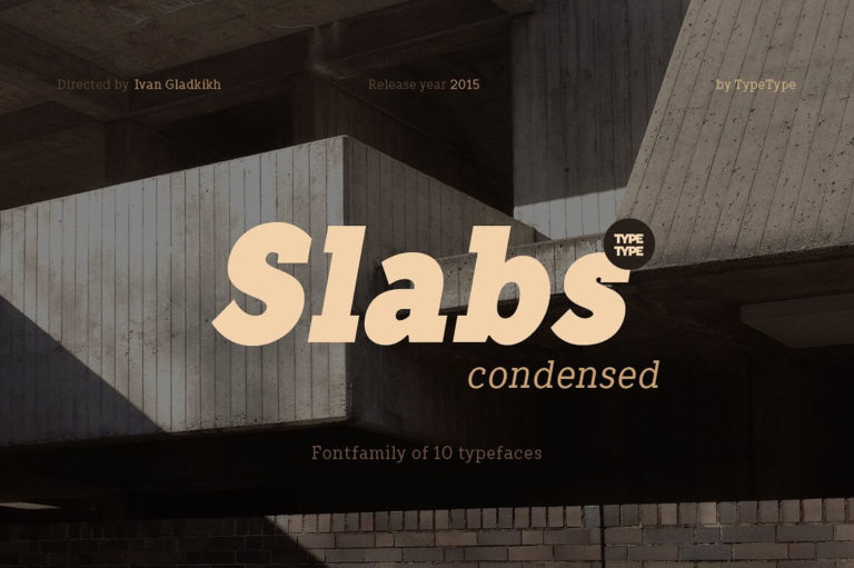 Шрифт TT Slabs Condensed