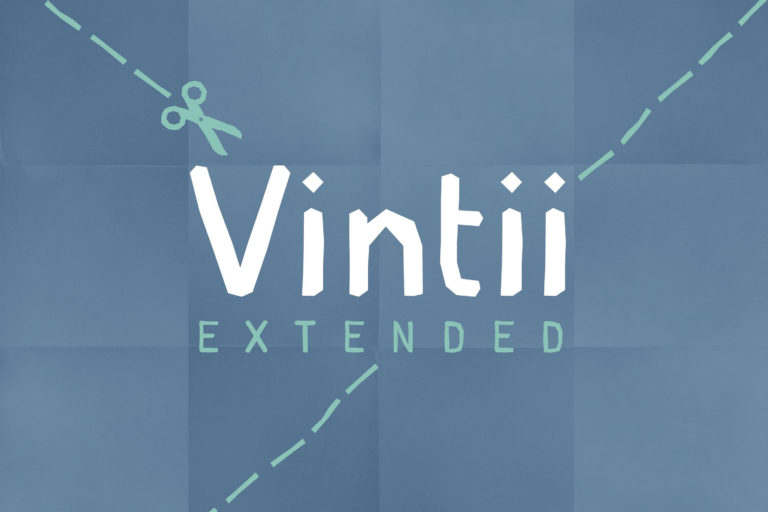 Шрифт Vintii Extended