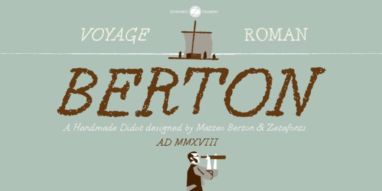 Шрифт Berton