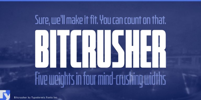 Шрифт Bitcrusher