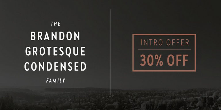 Шрифт Brandon Grotesque Condensed