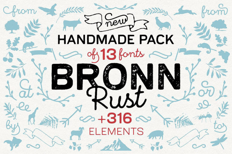 Шрифт Bronn Rust