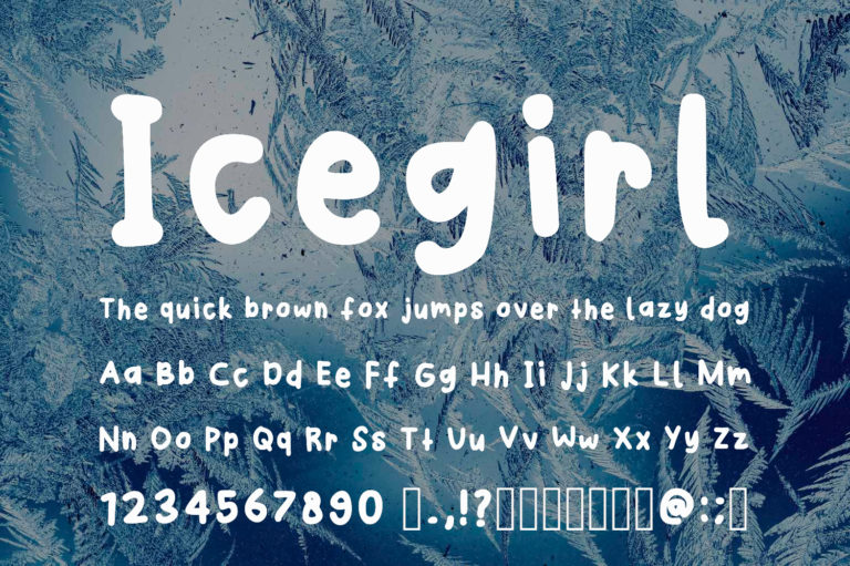 Шрифт Ice Girl